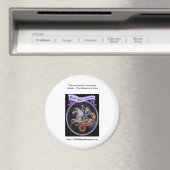 Magnet de commentaires de l'écriture rouge (In Situ (Lave-vaisselle))