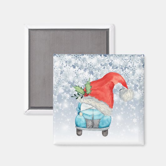 Magnet de conception du Père Noël (Recto/Verso)