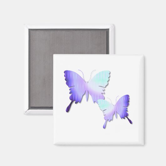 Magnet de conception papillon (Recto/Verso)