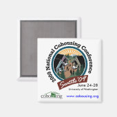 Magnet de conférence 2009 - Carré (Recto/Verso)