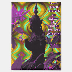 Magnet de connexion de Bouddha prière
