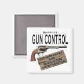 Magnet de contrôle de pistolet amusant #2 (Recto/Verso)