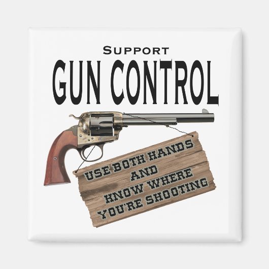 Magnet de contrôle de pistolet amusant #2 (Devant)