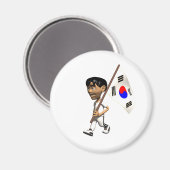 Magnet de Corée du Sud (Recto/Verso)