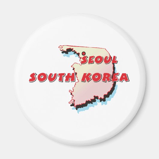 Magnet de Corée du Sud (Devant)