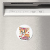 Magnet de Corgi mûre (In Situ (Lave-vaisselle))