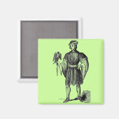 Magnet de costumes élisabéthain (Recto/Verso)