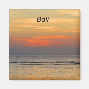 Magnet de coucher de soleil de Bali