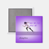 Magnet de coureur de pales filles (Recto/Verso)