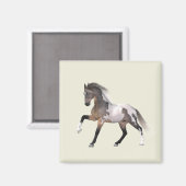 Magnet de course du cheval de peinture (Recto/Verso)
