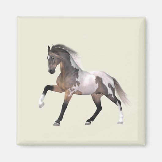 Magnet de course du cheval de peinture (Devant)