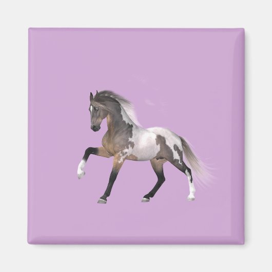 Magnet de course du cheval de peinture (Devant)
