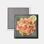 Magnet de crevettes (Recto/Verso)