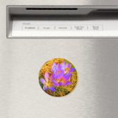 Magnet de crocus psychédélique (In Situ (Lave-vaisselle))