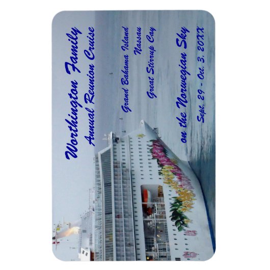 Magnet de croisière sur mesure Bow (Vertical)