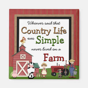Magnet de cuisine Country Life
