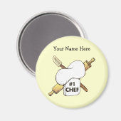 Magnet de cuisine du chef (Recto/Verso)