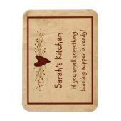 Magnet de cuisine du coeur primitif (Vertical)