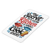 Magnet de cuisine - Le secret d'une cuisine propre (Côté Gauche)