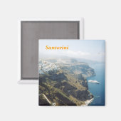 Magnet de cuisine Santorin (Recto/Verso)