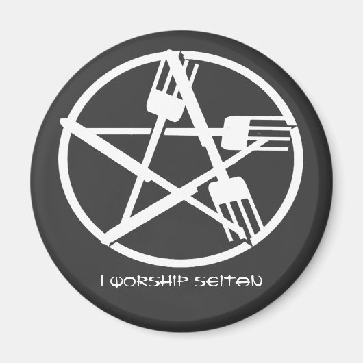 Magnet de culte de Seitan (Devant)