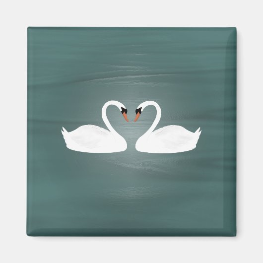 Magnet de cygnes (Devant)