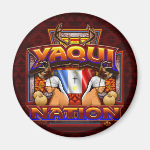 Magnet de danseur de cerfs de la nation Yaqui