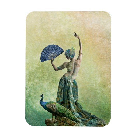 Magnet de danseur de paon (Vertical)