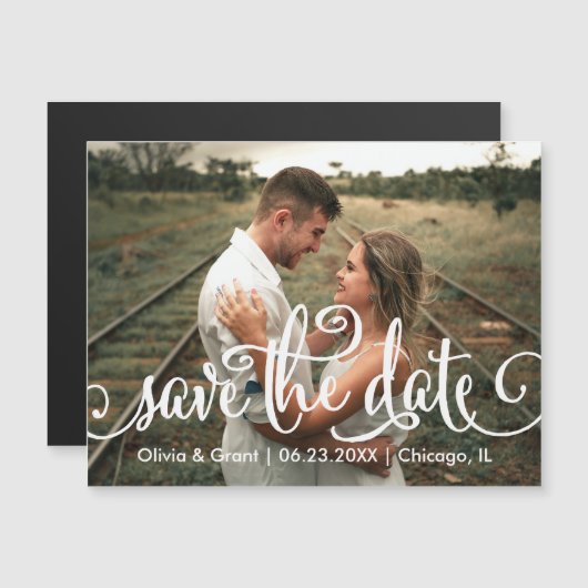 Magnet de Date de Sauvegarde de Calligraphie de Sc (Devant / Derrière)
