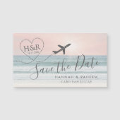 Magnet de date de sauvegarde de mariage de destina (Devant)