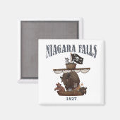 Magnet de démarrage publicitaire de Niagara Falls (Recto/Verso)