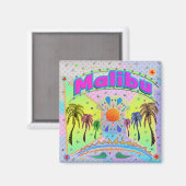 Magnet de désir de calme de Malibu (Recto/Verso)