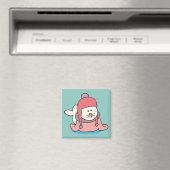 Magnet de dessin animé de bébé phoque mignon (In Situ (Lave-vaisselle))