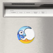 Magnet de dessin animé de la lune folle (In Situ (Lave-vaisselle))