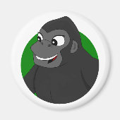 Magnet de dessin de Gorilla (Devant)