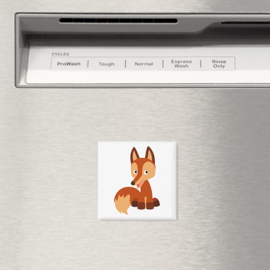 Magnet de dessin mignon Fox (In Situ (Lave-vaisselle))