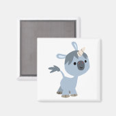 Magnet de dessin sympa bébé licorne (Recto/Verso)