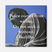 Magnet de devis de bouddha 4 (Devant)