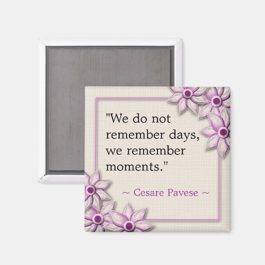 Magnet de devis inspirant les choix (Recto/Verso)