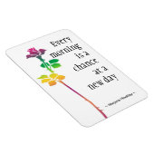Magnet de devis motivationnel : Nouveau jour (Côté Droit)