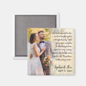 Magnet de devis photo mariage (Recto/Verso)