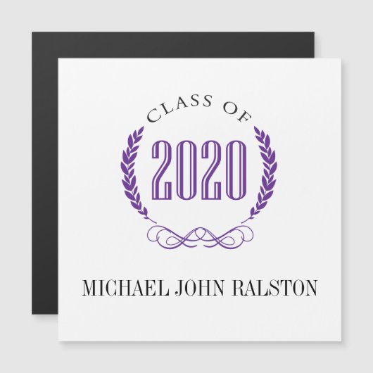 Magnet de diplômes 2020 (Devant / Derrière)
