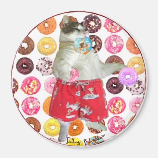 MAGNET DE DONUT DE FATBOY (ROND) (Devant)