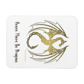 Magnet de dragon celtique (Horizontal)