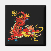 Magnet de dragon d'Asie orientale (Devant)