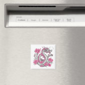 Magnet de dragon de fleurs (In Situ (Lave-vaisselle))