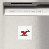 Magnet de Dragon Rouge (In Situ (Lave-vaisselle))