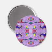 Magnet de dragon violet (Recto/Verso)