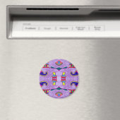 Magnet de dragon violet (In Situ (Lave-vaisselle))