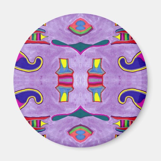 Magnet de dragon violet (Devant)